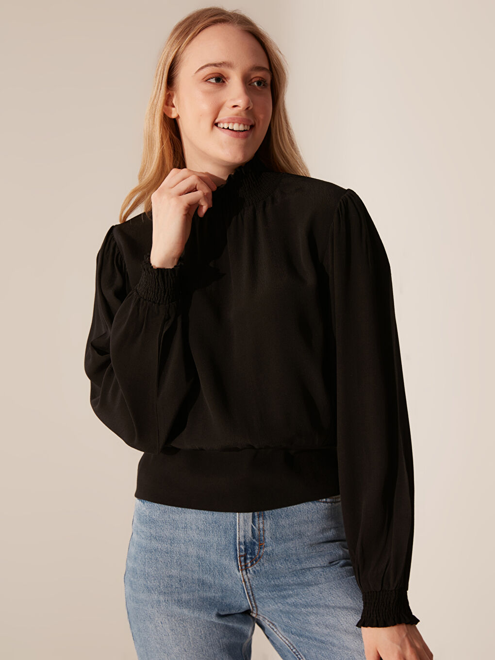 Long Sleeve Women's Blouse-6
