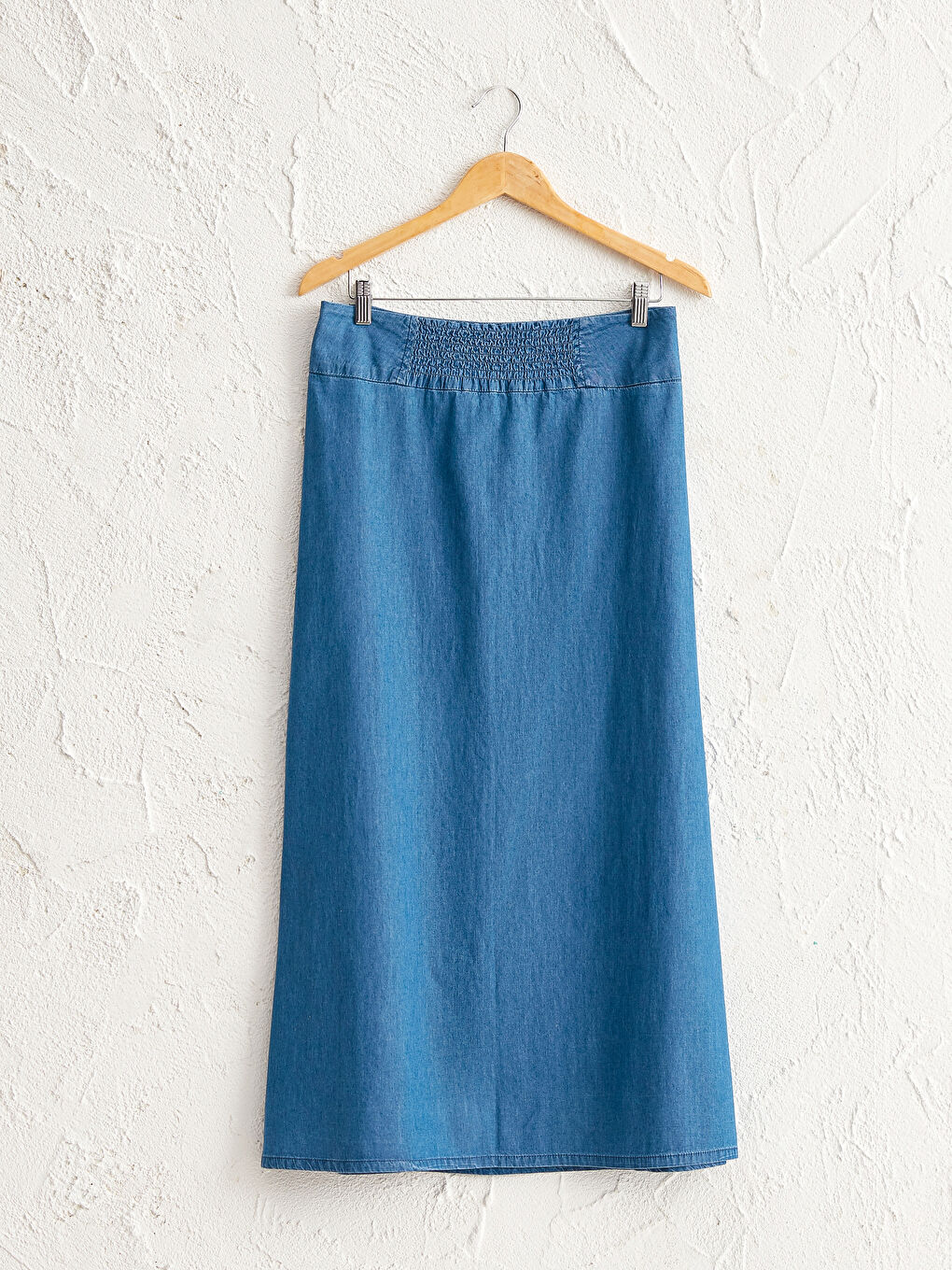 تنورة جينز بسوستة للسيدات-1