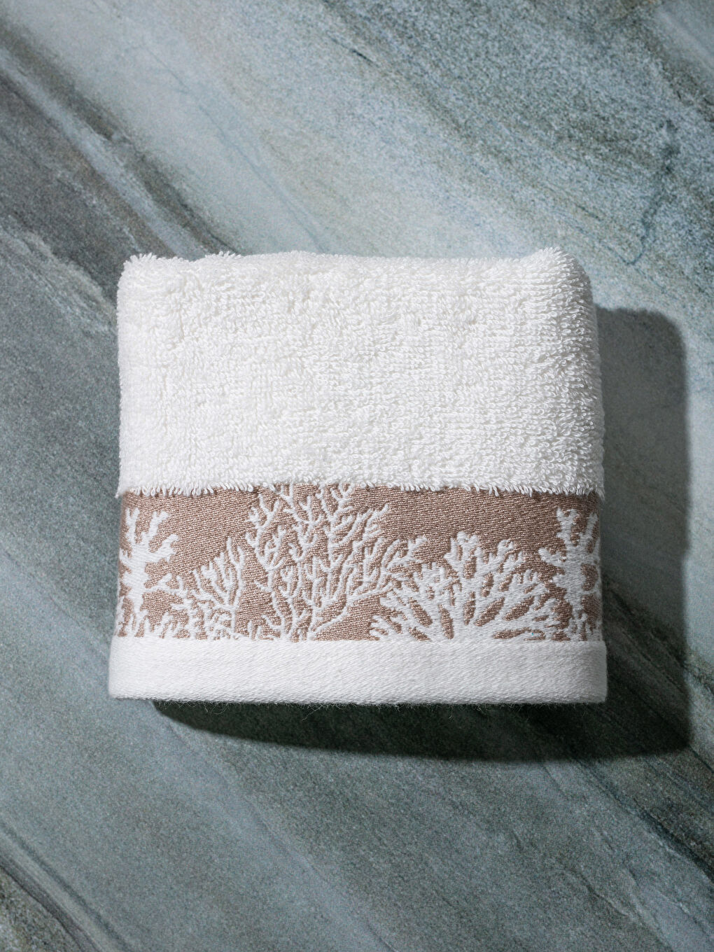 Bordered Hand Towel-1