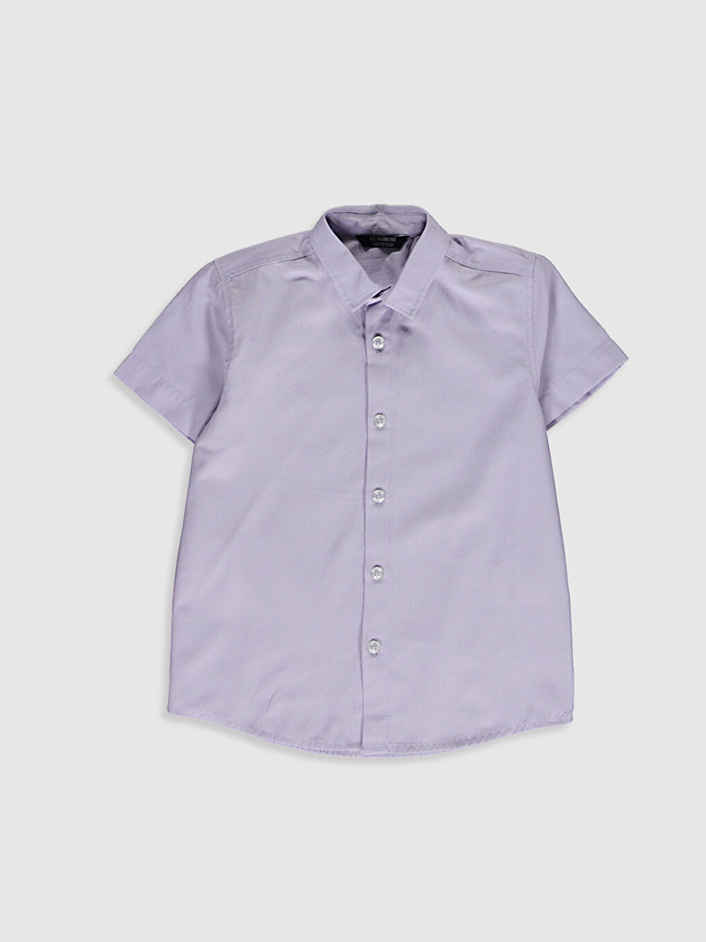 Pembe Erkek Çocuk Kısa Kollu Gömlek