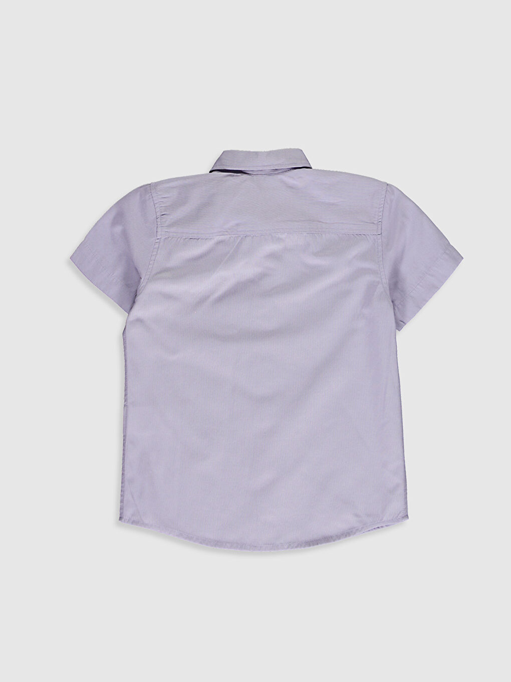 Pembe Erkek Çocuk Kısa Kollu Gömlek-1