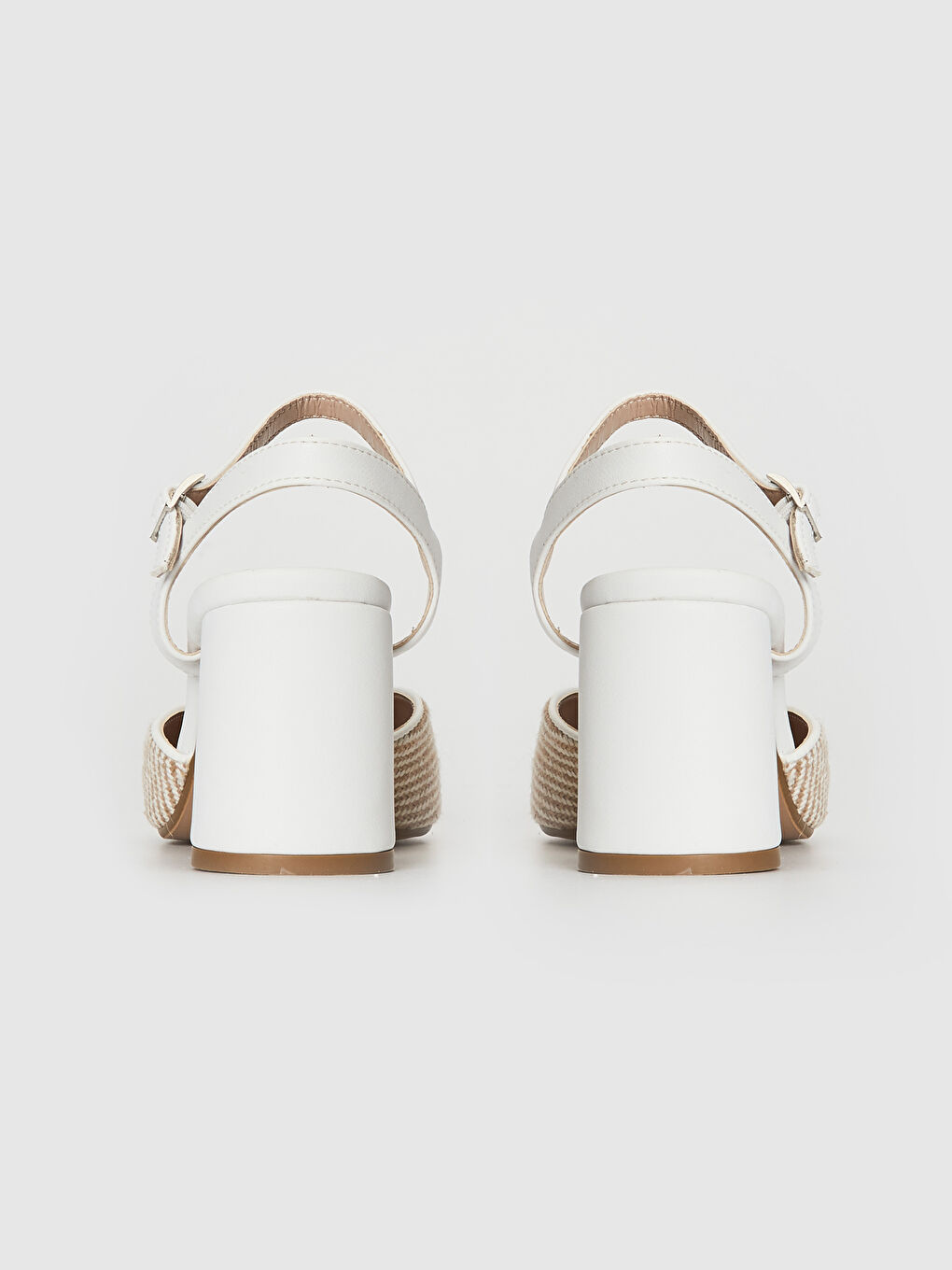 Bej Kadın Sivri Burun Topuklu Ayakkabı-3