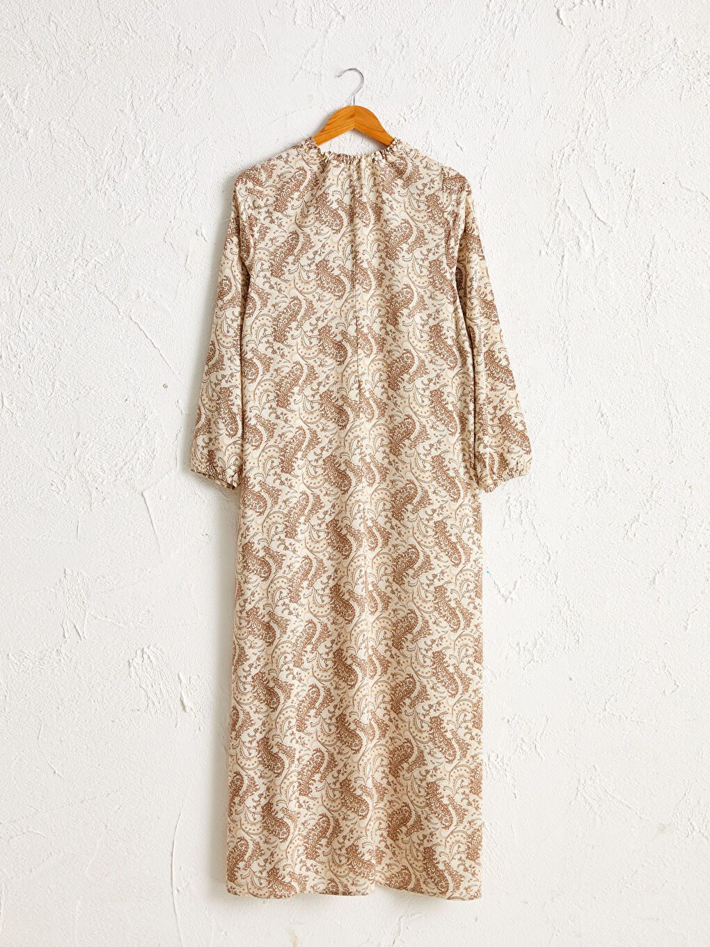 Robe Maxi en Viscose Imprimée-1