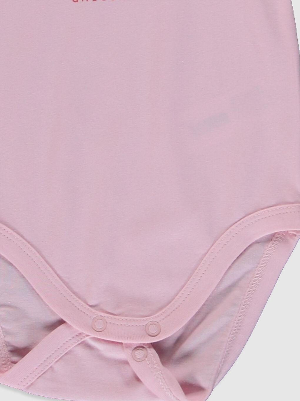 Pembe Bisiklet Yaka Kısa Kol Baskılı Kız Bebek Çıtçıtlı Body 2'li-4