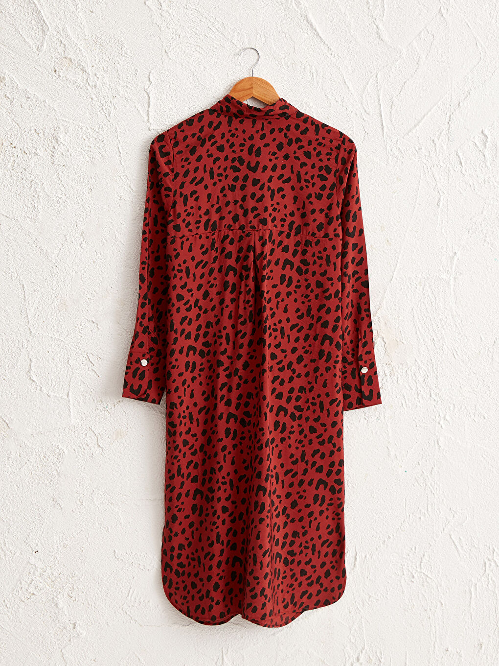 Belted Patterned Viscose Tunic-1