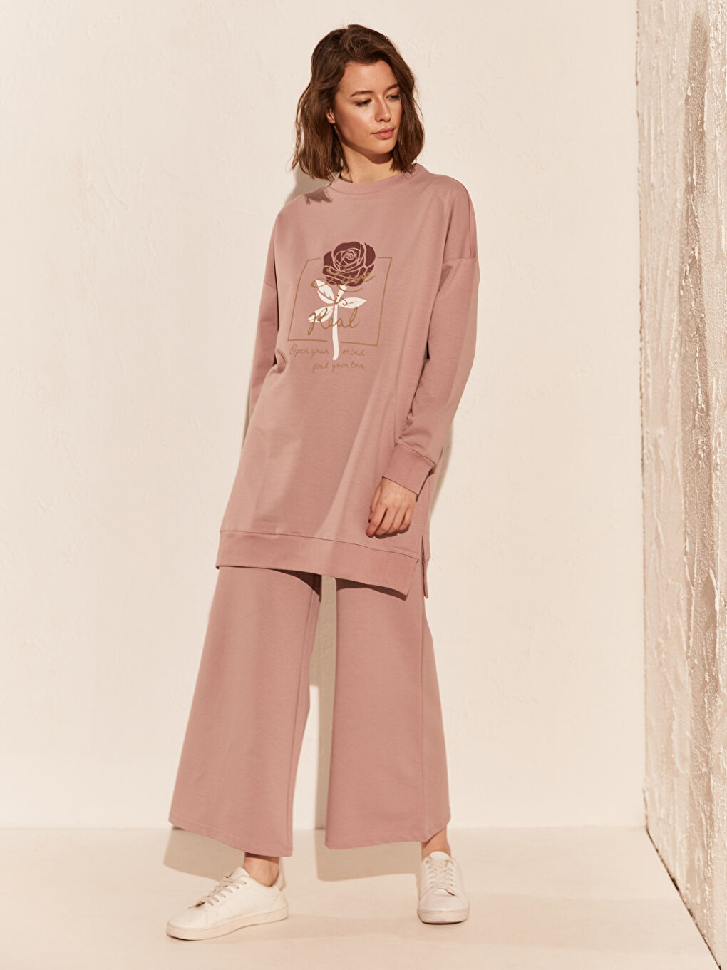 Pembe Açık Gülkurusu Pantolon