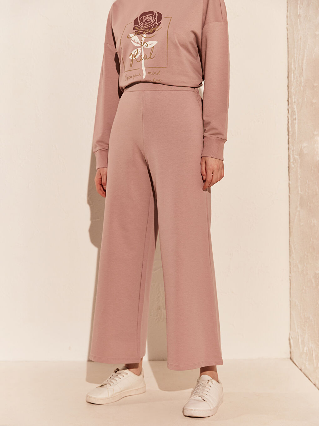 Pembe Açık Gülkurusu Pantolon-2