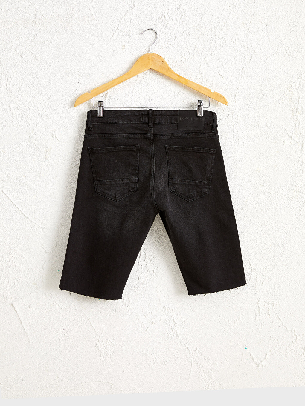 Short bermuda en jean coupe skinny-1