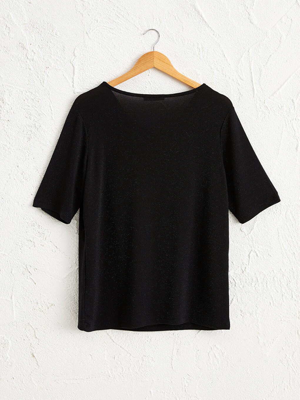 Cowl Neck Bright T-Shirt-2