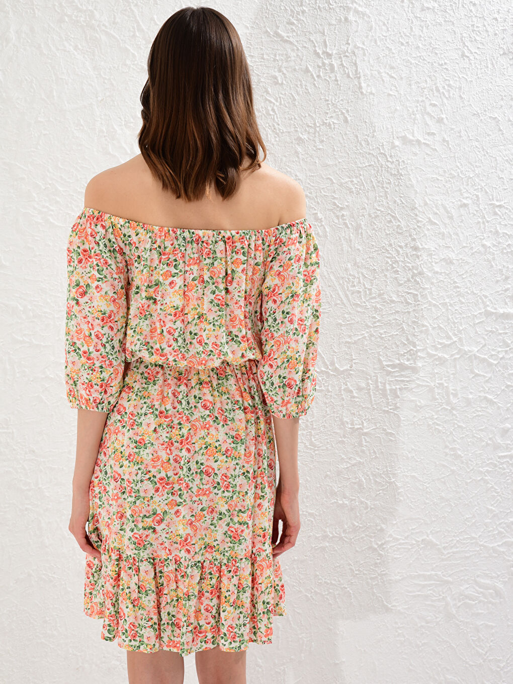 Floral Viscose Dress-5