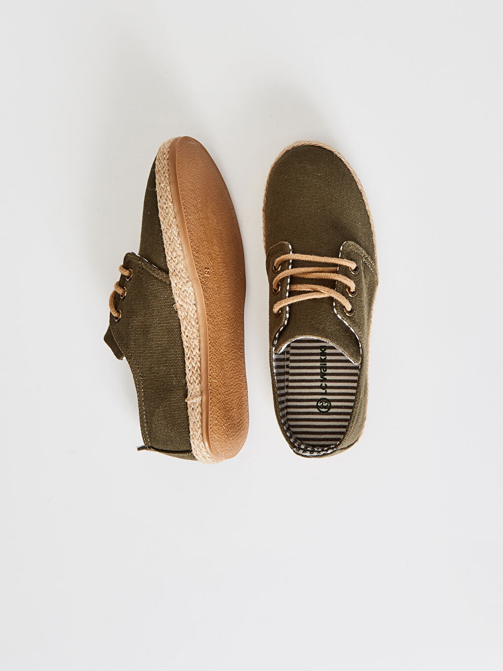 Haki Bağcıklı Erkek Çocuk Klasik Ayakkabı-4