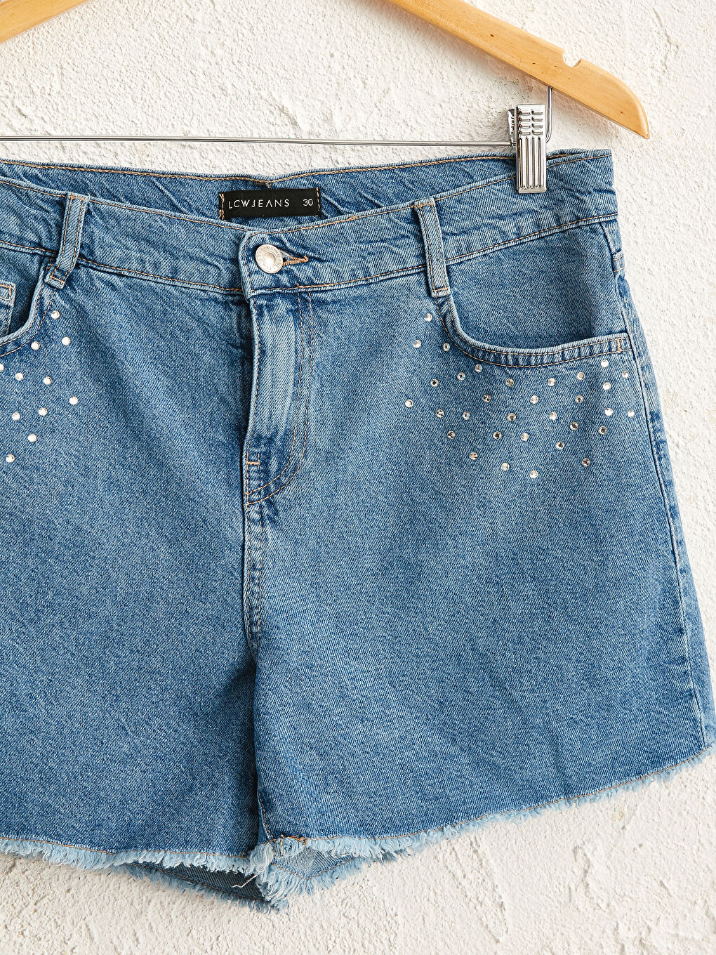 Women's Jean Shorts-2