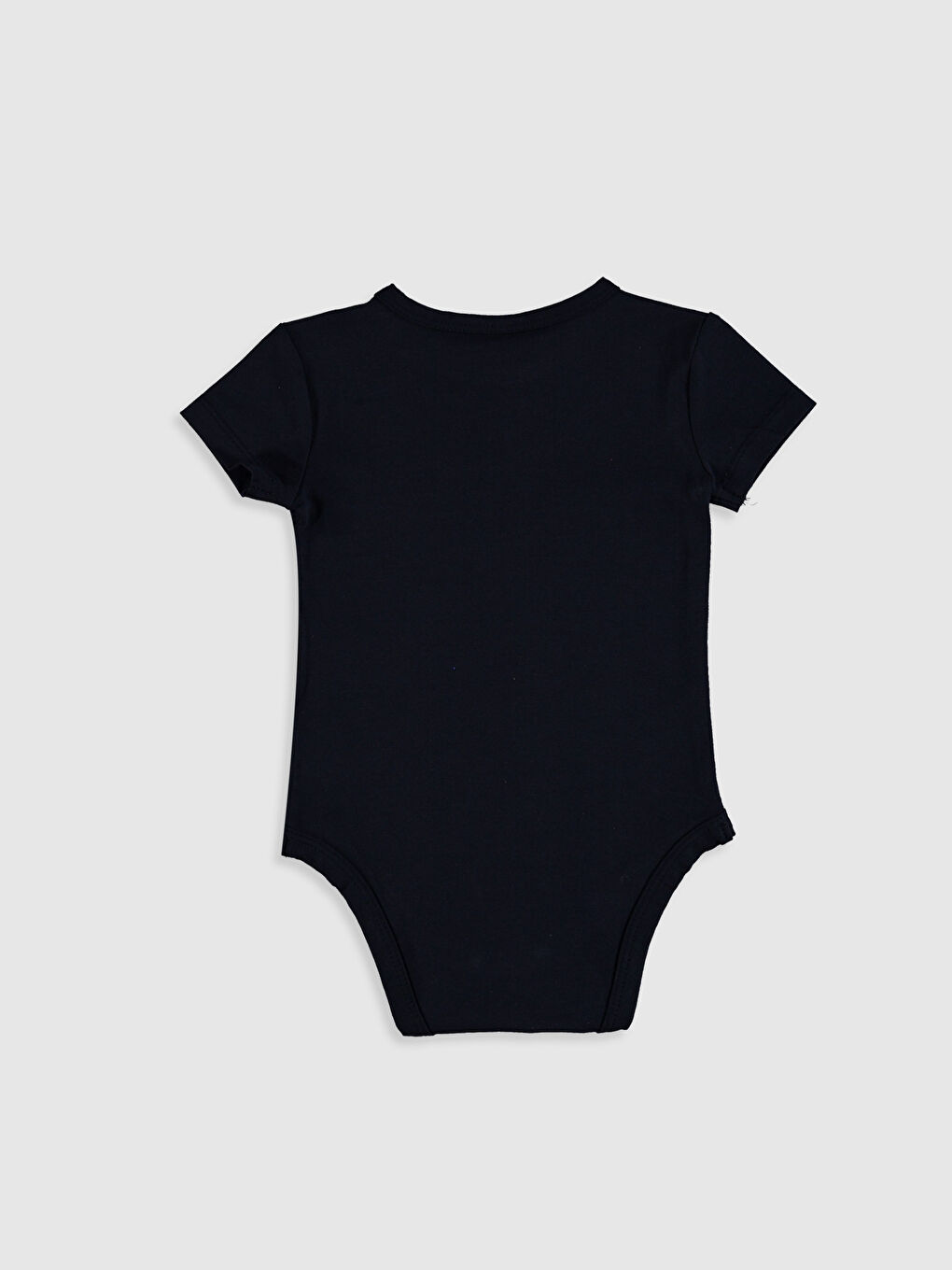 Lacivert Erkek Bebek Çıtçıtlı Body-1