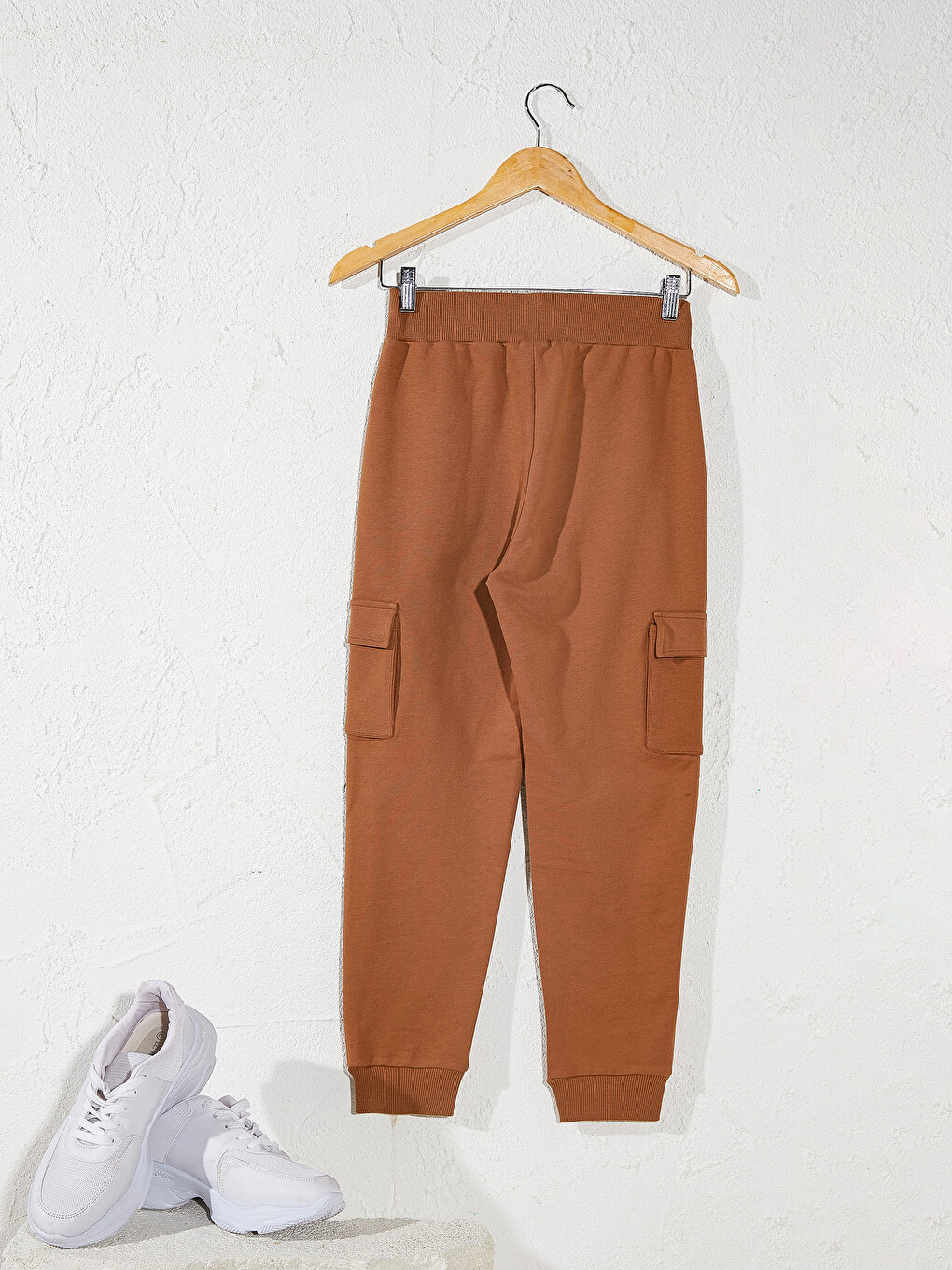 Woman Brown Sweatpants-2
