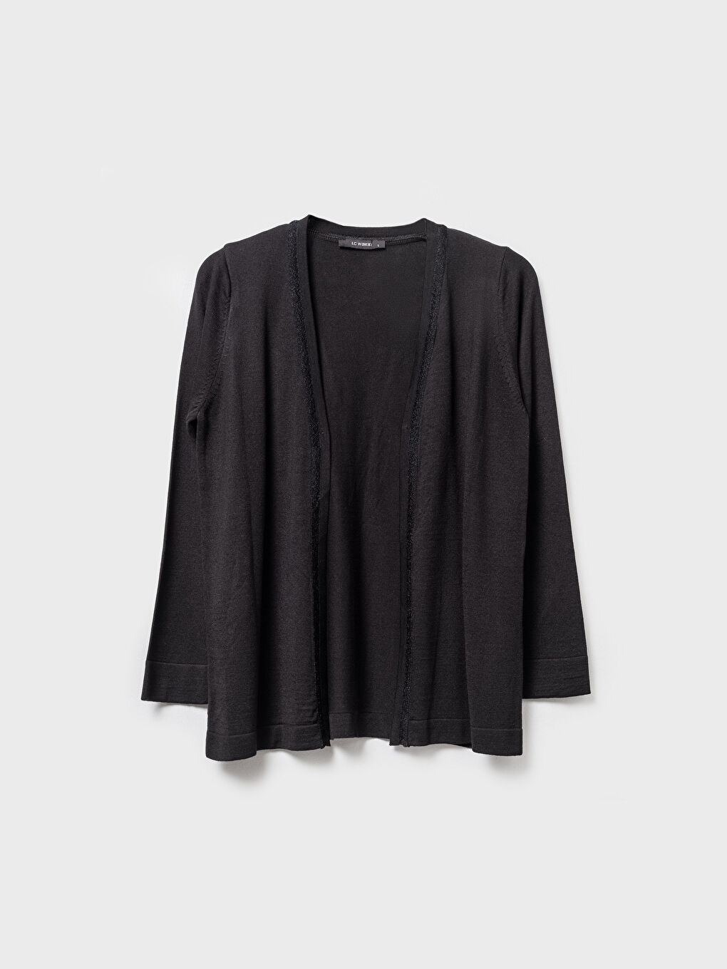 Crew Neck Straight Long Sleeve Women's Cardigan and Sweater Knitwear Set-2