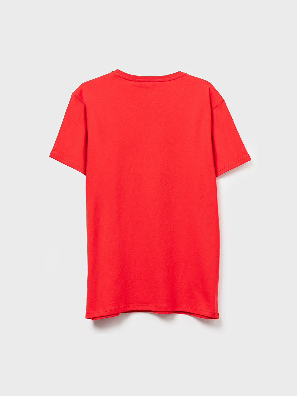 Kırmızı İstanbul Baskılı Tişört Baba Oğul Kombini-1