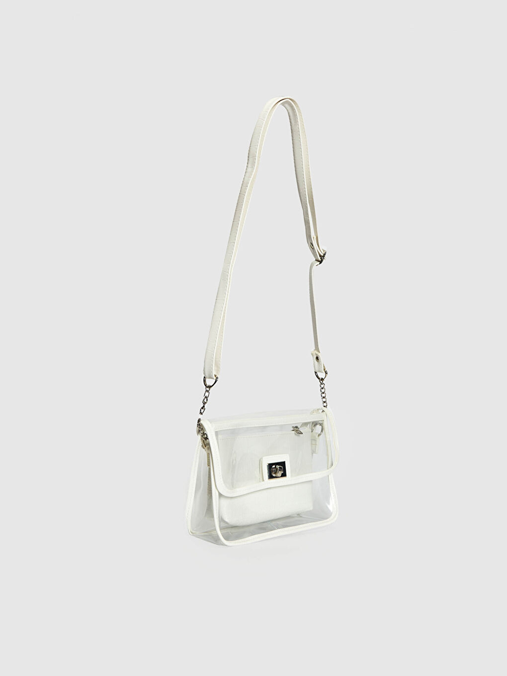 حقيبة كتف شفافة للسيدات-1