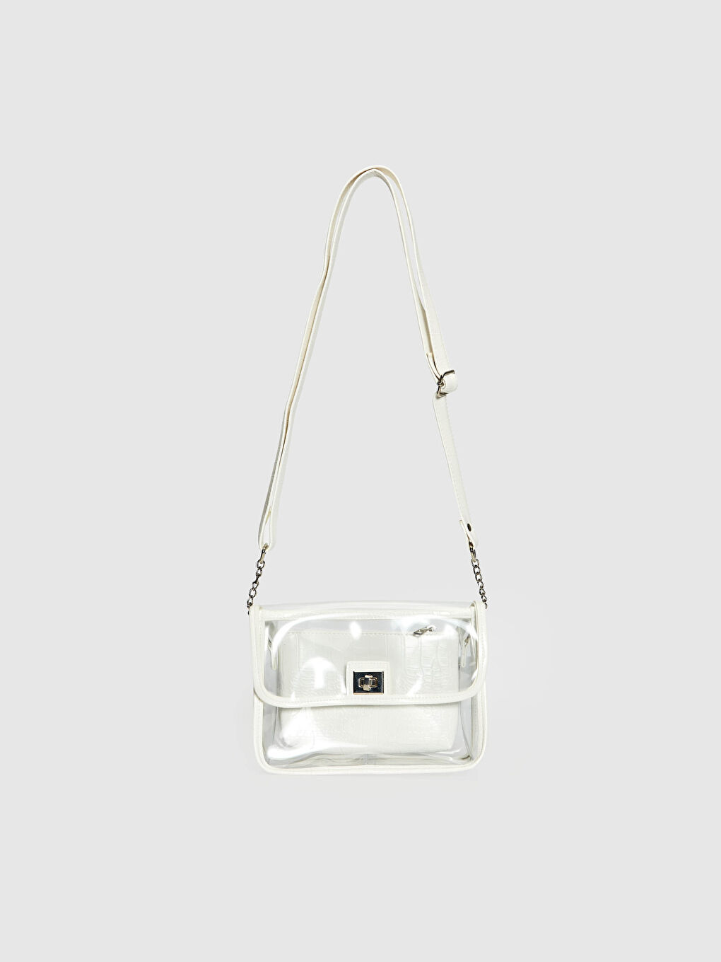 حقيبة كتف شفافة للسيدات