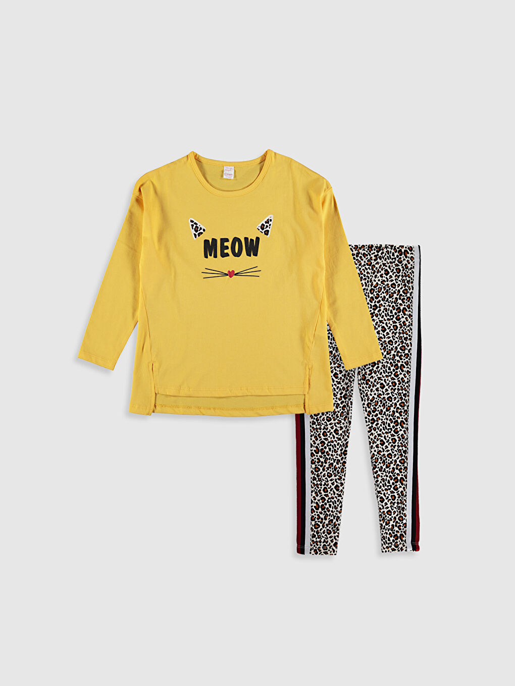 Pastel Sarı Pijama Takım