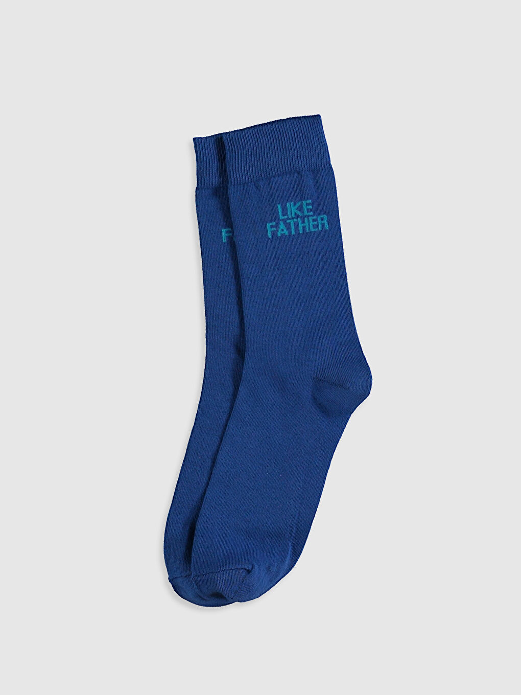 Mavi Baba Oğul Soket Çorap 2'li-2