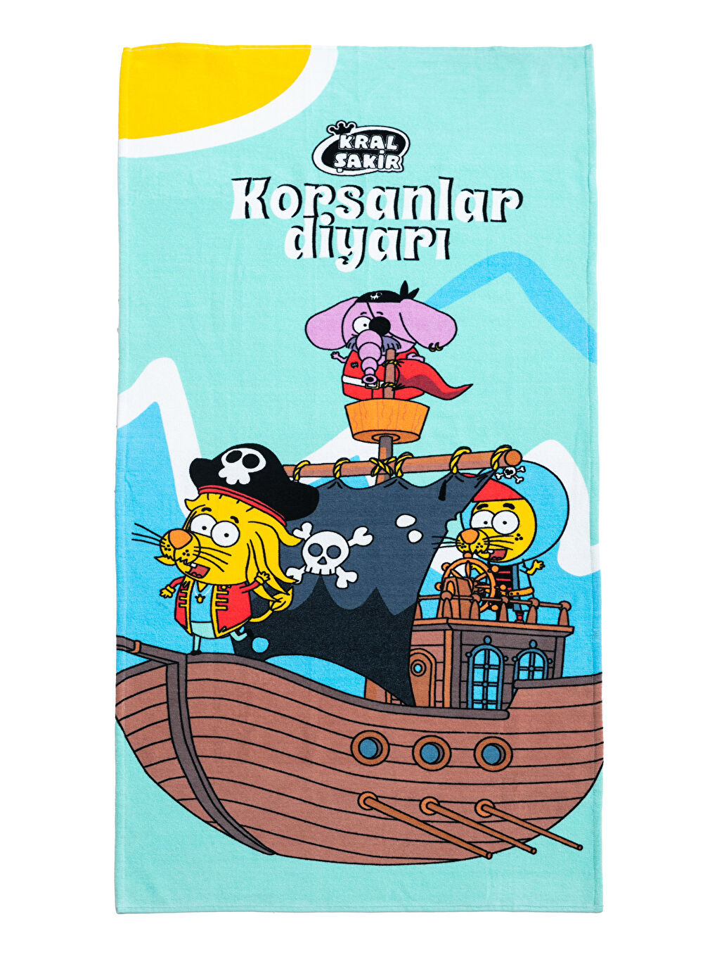 Karışık Kral Şakir Lisanslı Plaj Havlusu 70x140 cm-1