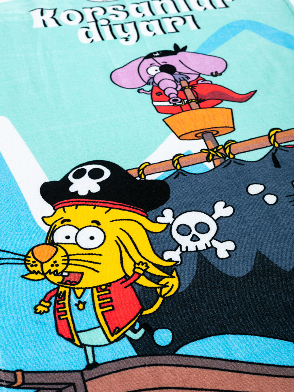 Karışık Kral Şakir Lisanslı Plaj Havlusu 70x140 cm-2