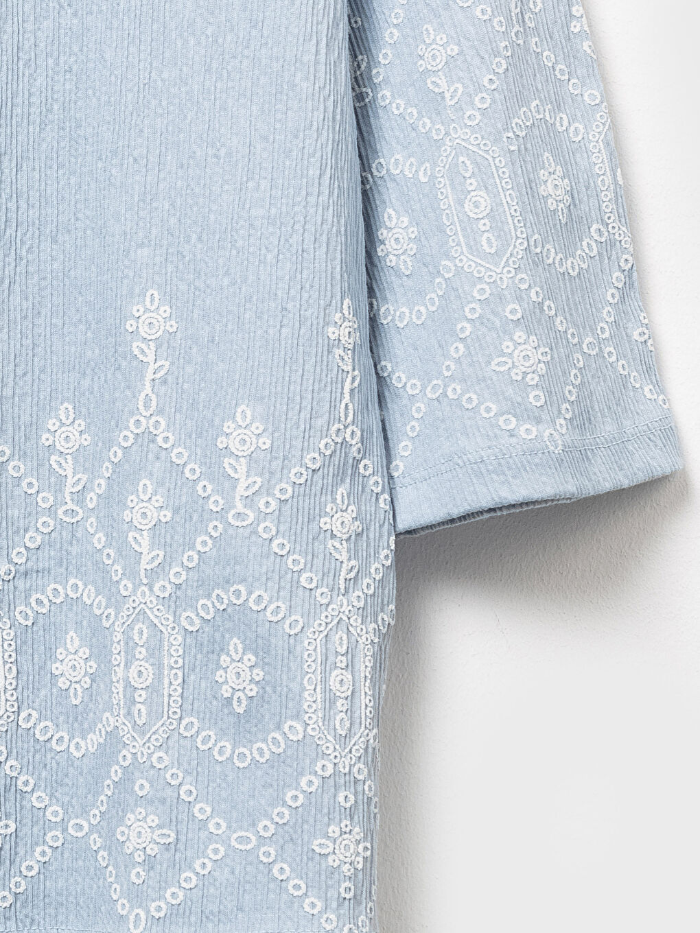 Mavi Bisiklet Yaka Uzun Kollu Kadın Tişört-2