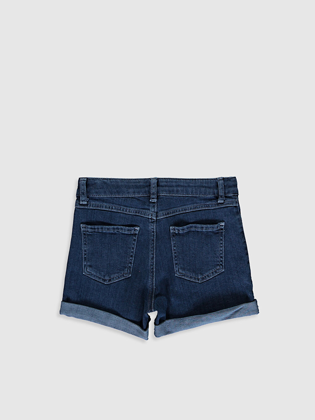 Mavi Kız Çocuk Jean Şort-1