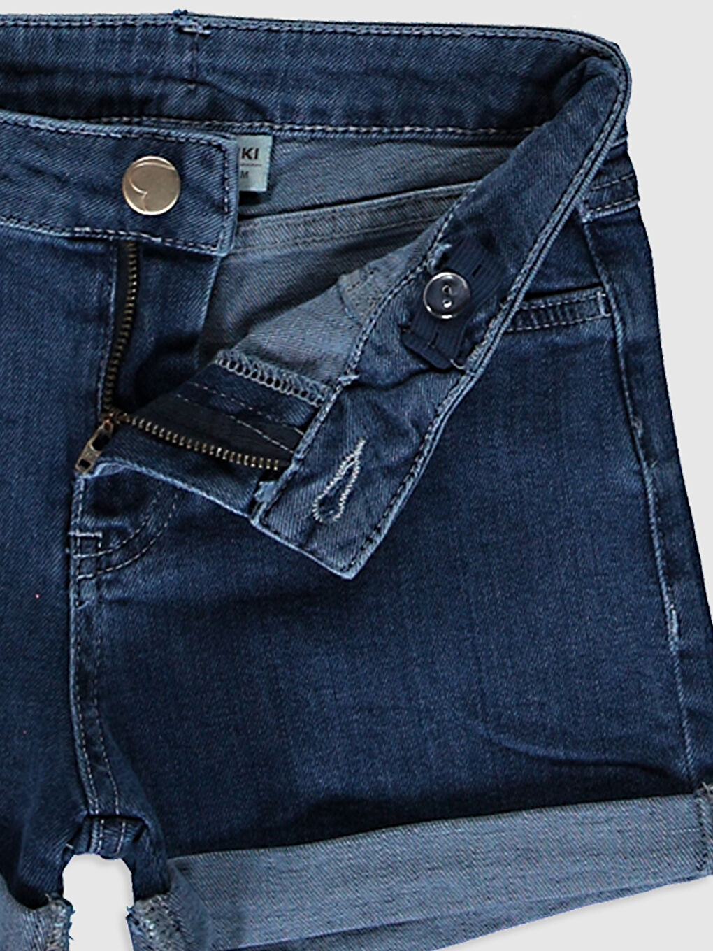 Mavi Kız Çocuk Jean Şort-2