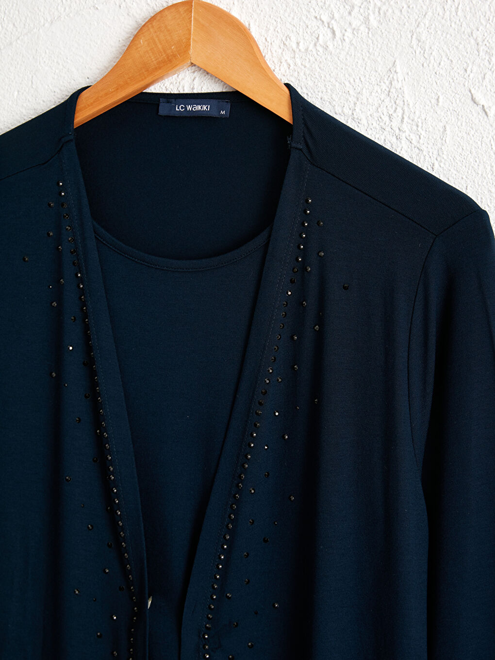 Applique Printed Viscose T-Shirt-2