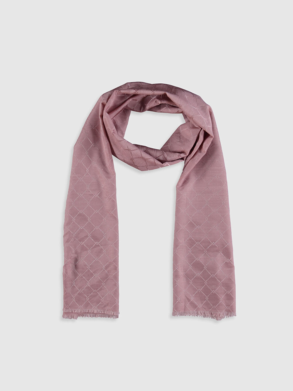 وشاح كبير وردى نساء