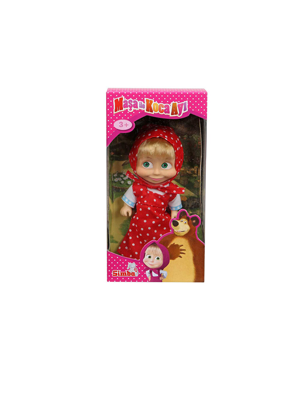 Girl tongs and big bear doll-2