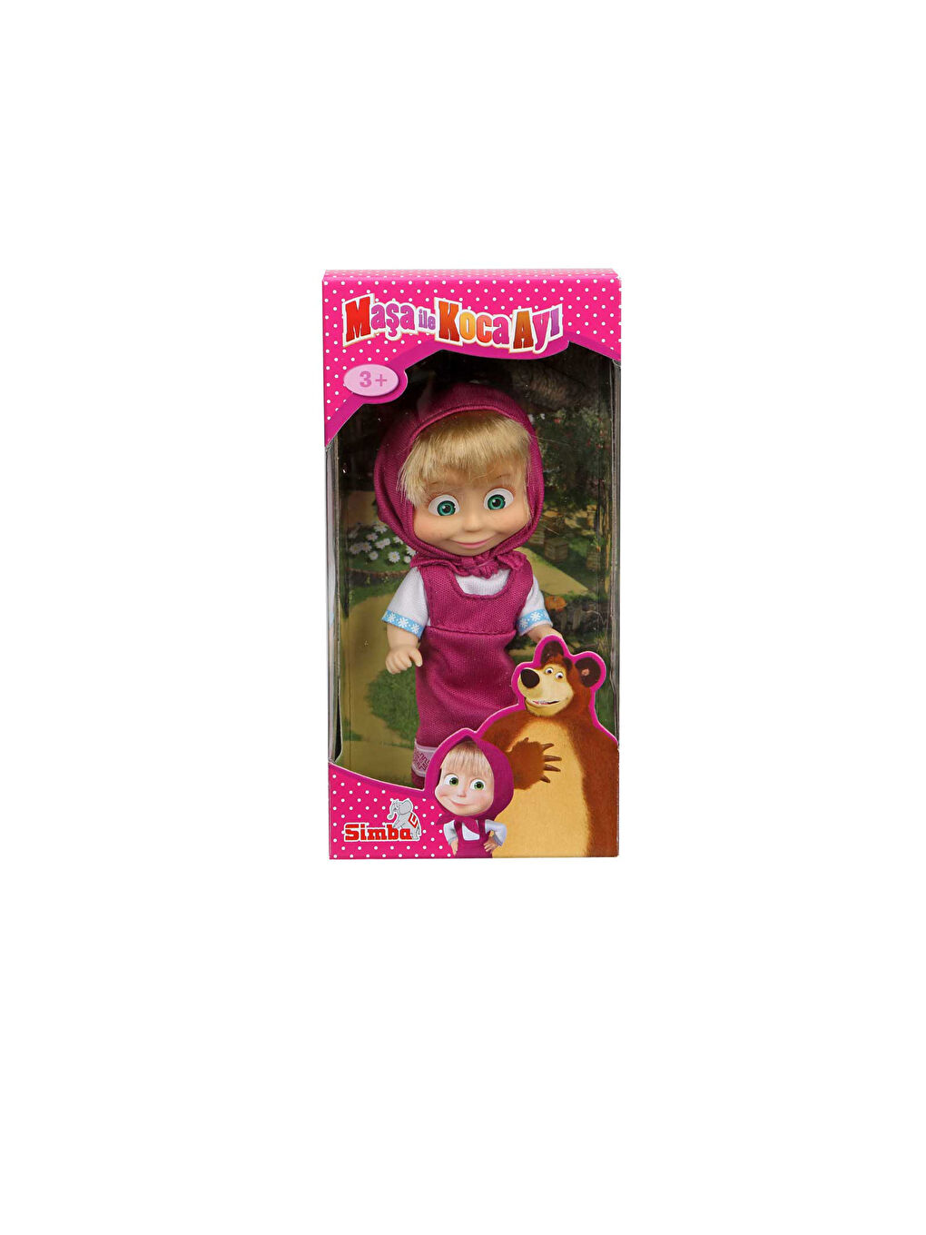 Girl tongs and big bear doll-4