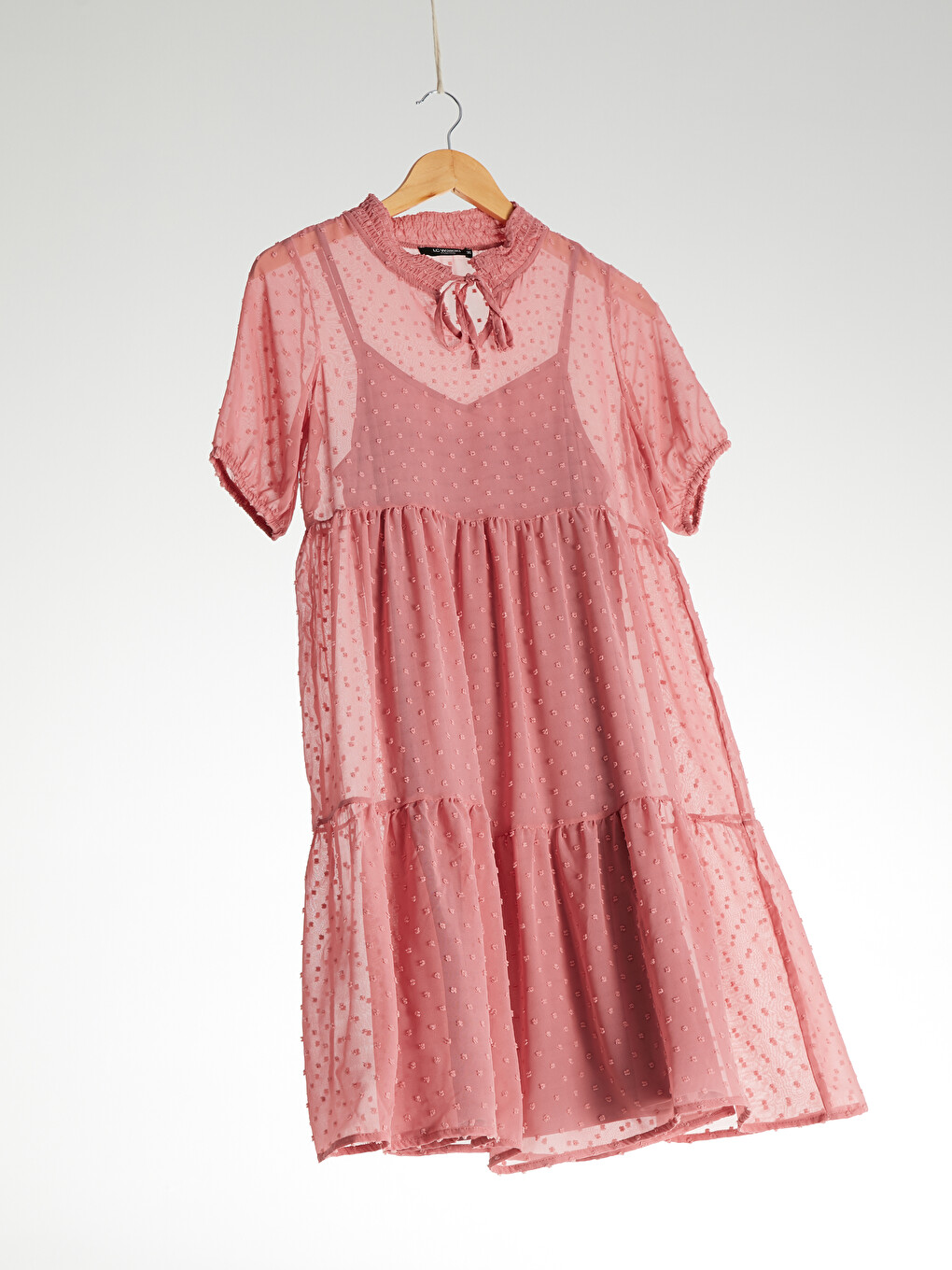LCWAIKIKI Maternity Flock Printed Chiffon Maternity Dress - 0SU113Z8-GJZ -  LC Waikiki