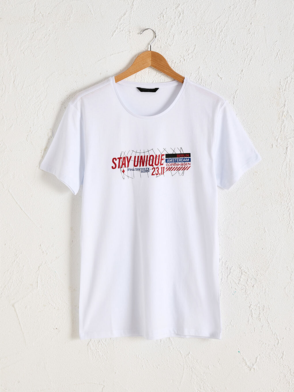 XSIDE Gekämmtes Baumwoll-T-Shirt für Herren -0SU193Z8-Q6K