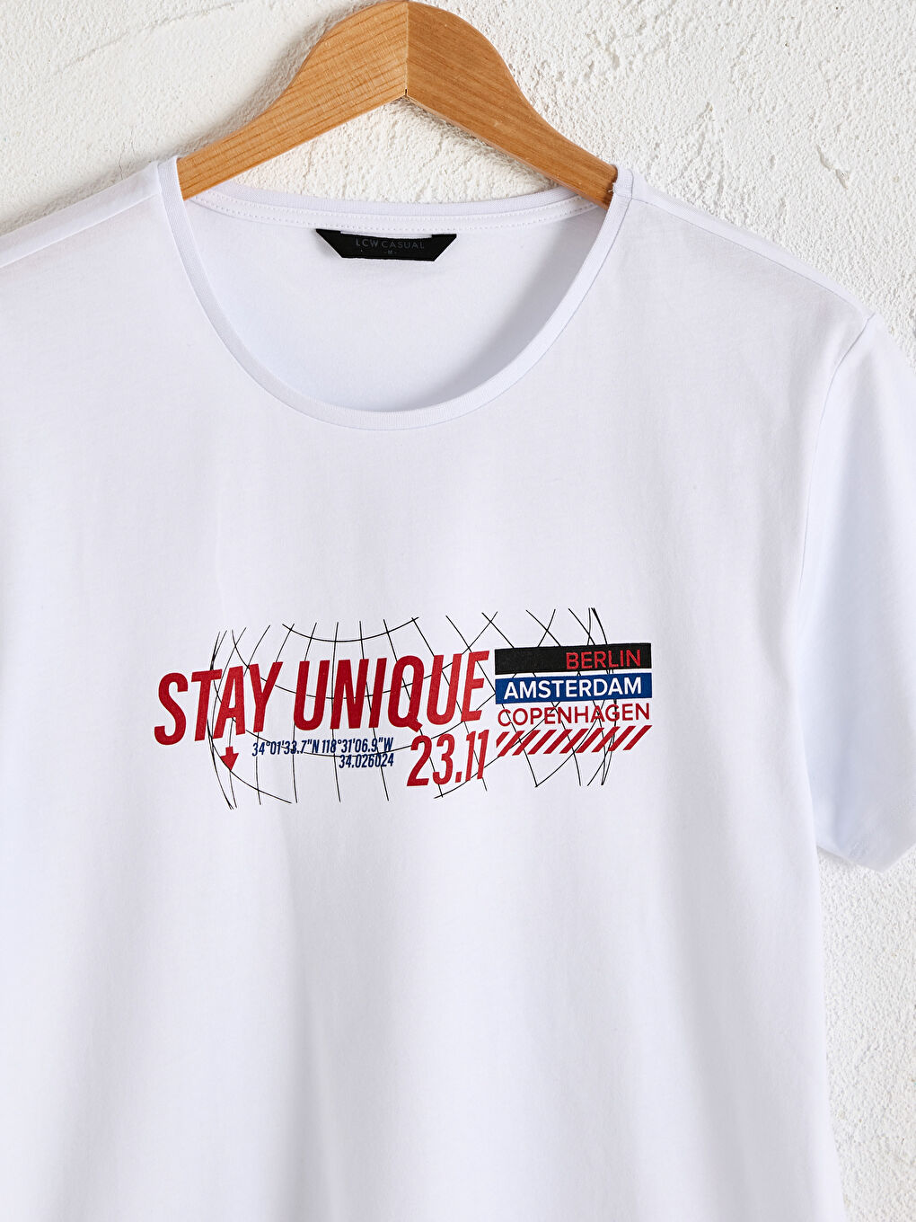 XSIDE Gekämmtes Baumwoll-T-Shirt für Herren -0SU193Z8-Q6K