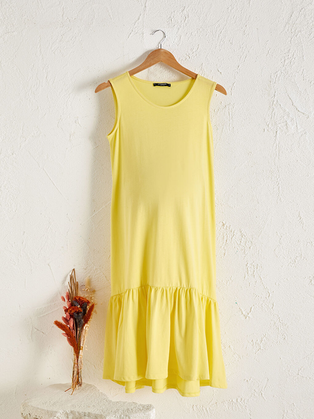 Ruffle Detailed Cotton Maternity Dress