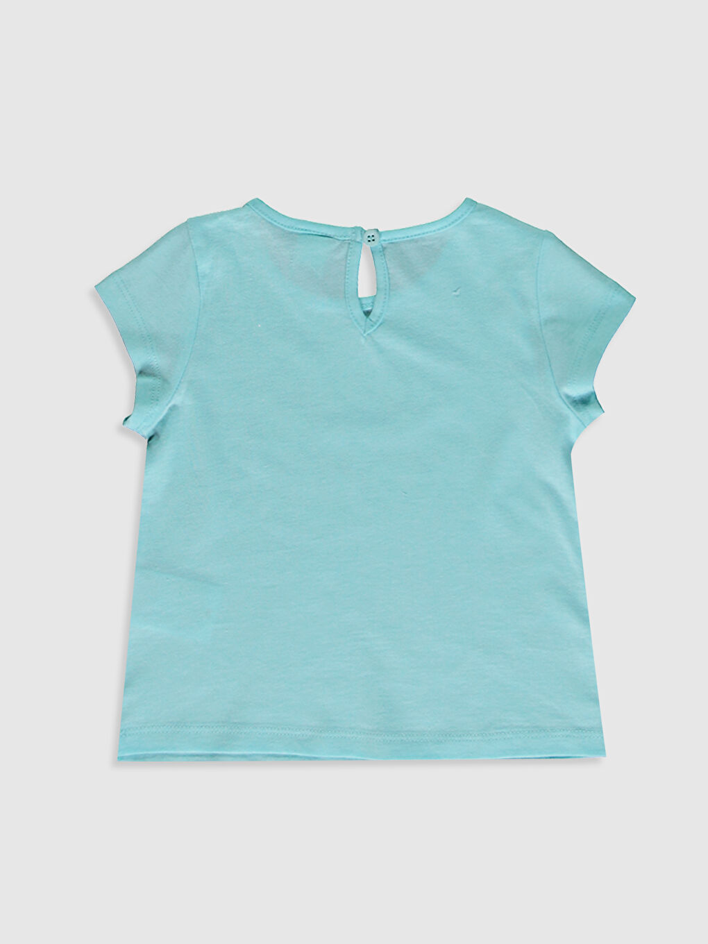 Mavi Kız Bebek Baskılı Tişört-1