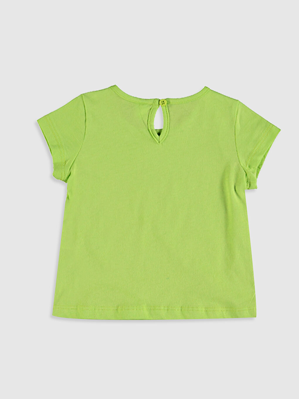 Yeşil Kız Bebek Baskılı Tişört-1