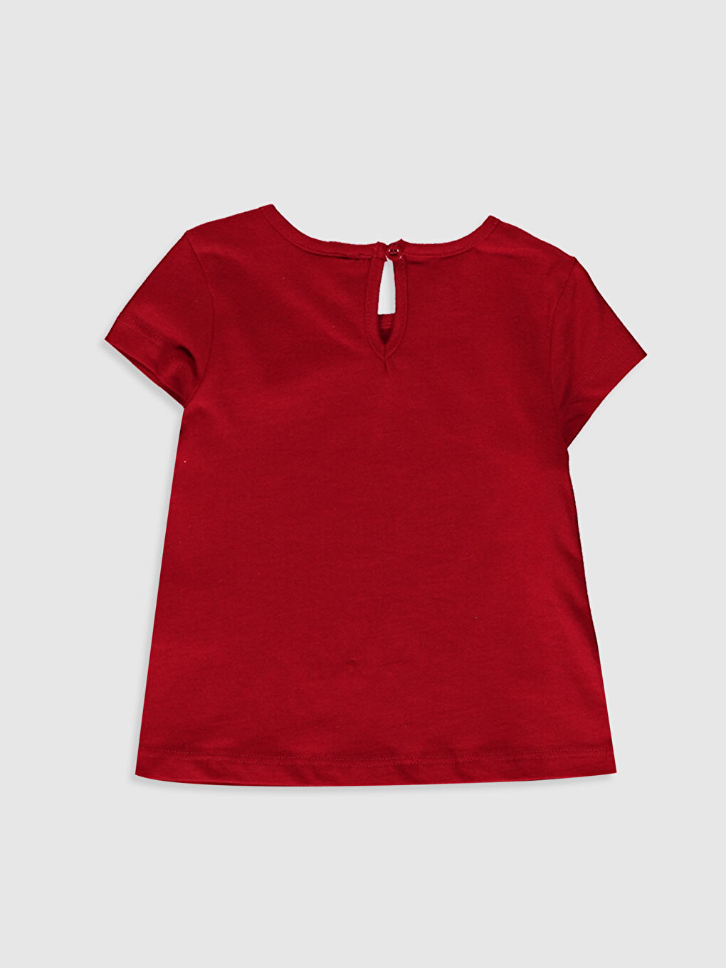 Kırmızı Kız Bebek Baskılı Tişört-1