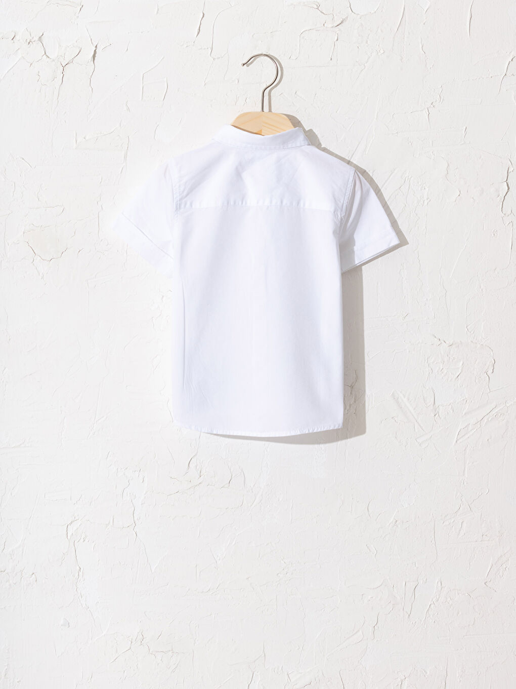 Beyaz Erkek Bebek Gömlek-1