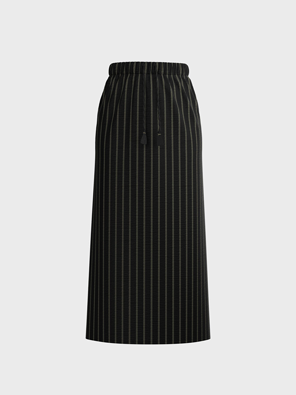 LCWAIKIKI Classic Elastic Waist Striped Skirt -0SU925Z8-LEG