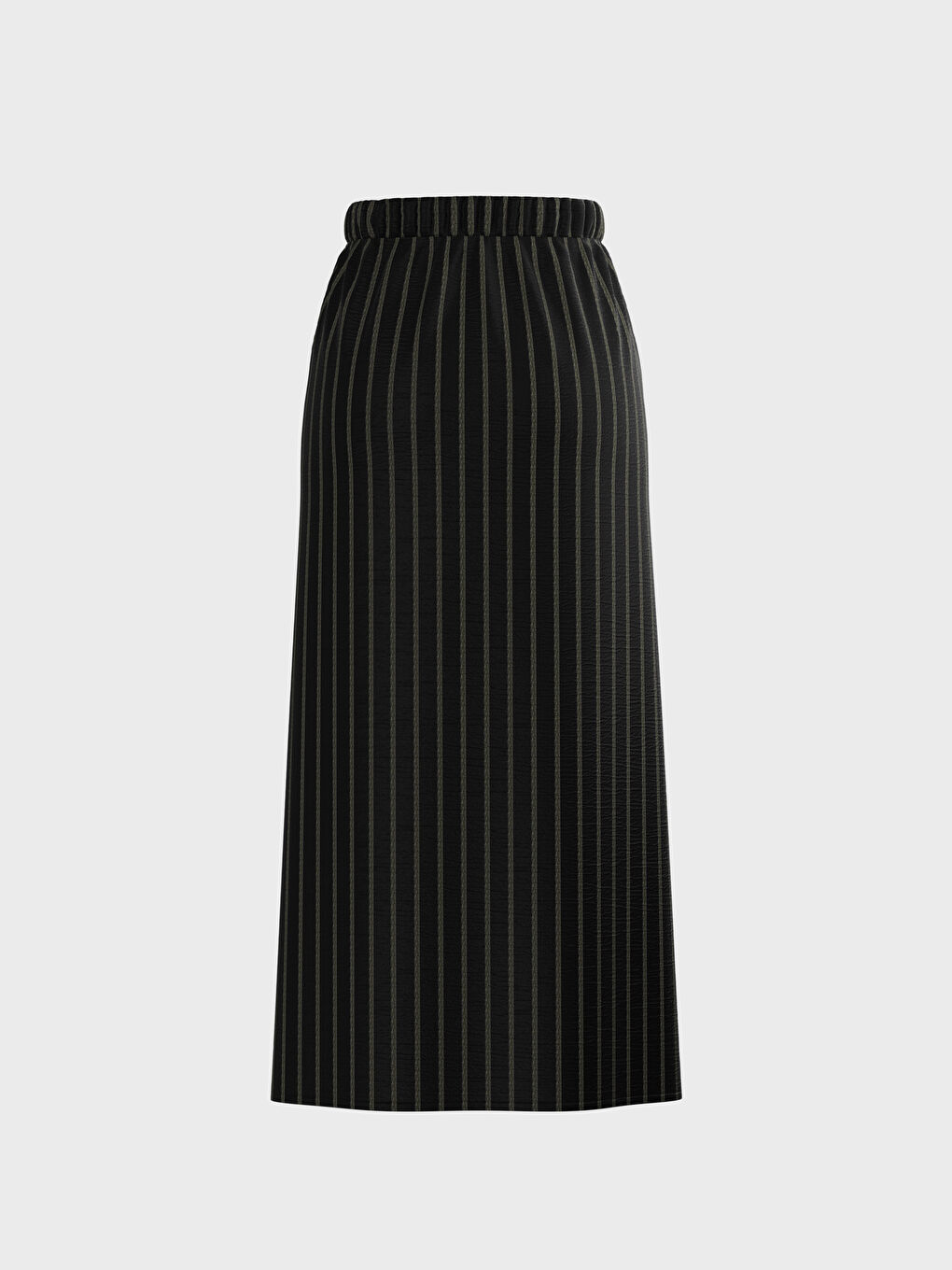 LCWAIKIKI Classic Elastic Waist Striped Skirt -0SU925Z8-LEG