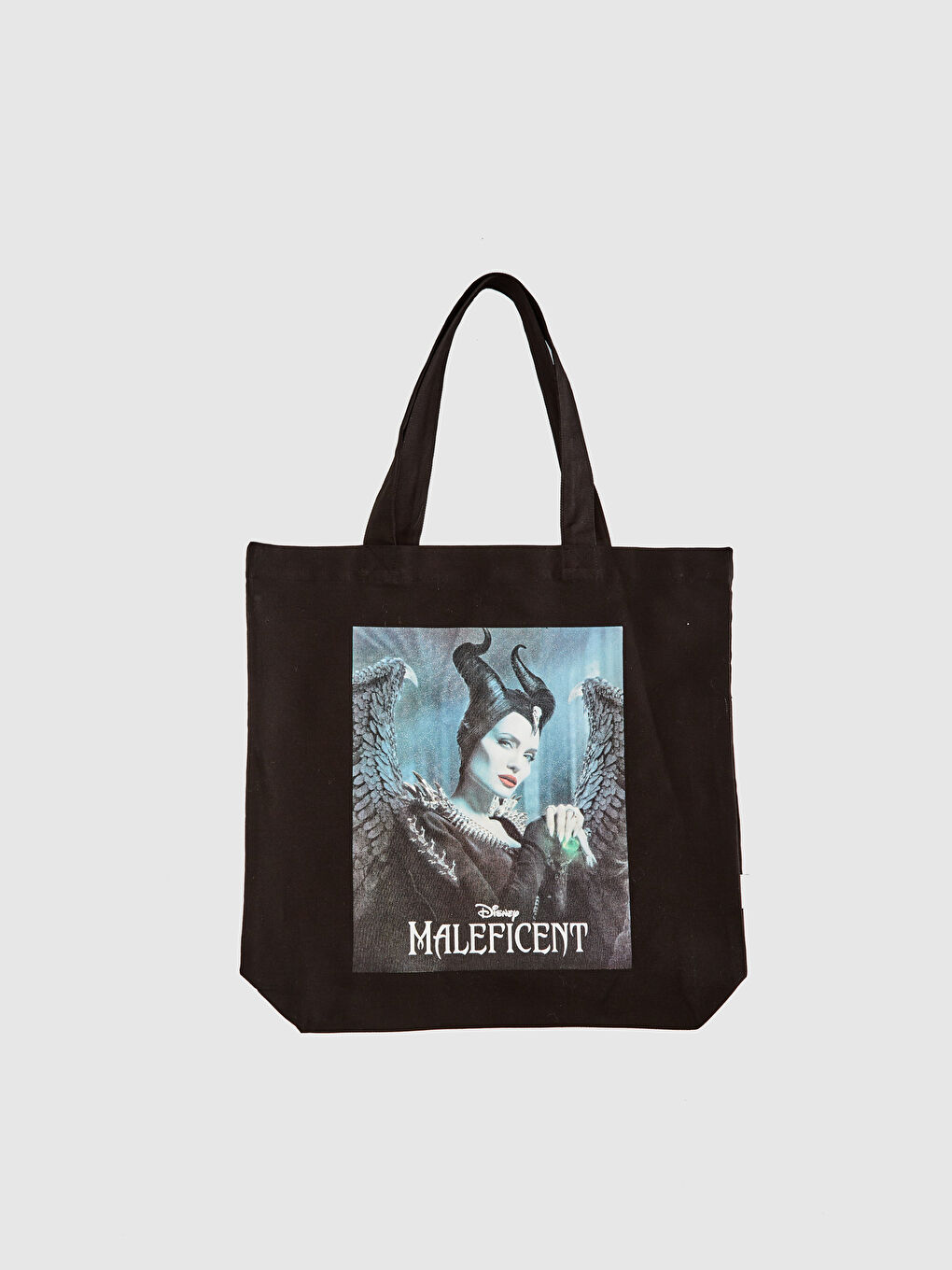 Siyah Kız Çocuk Malefiz Lisanslı Alışveriş Çantası