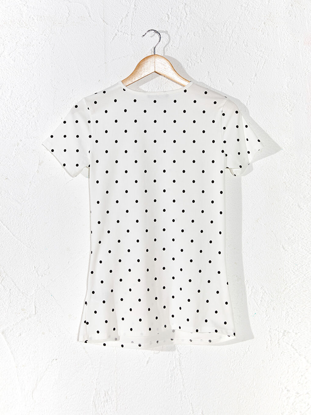 Crew Neck Short Sleeve Maternity T-Shirt-1