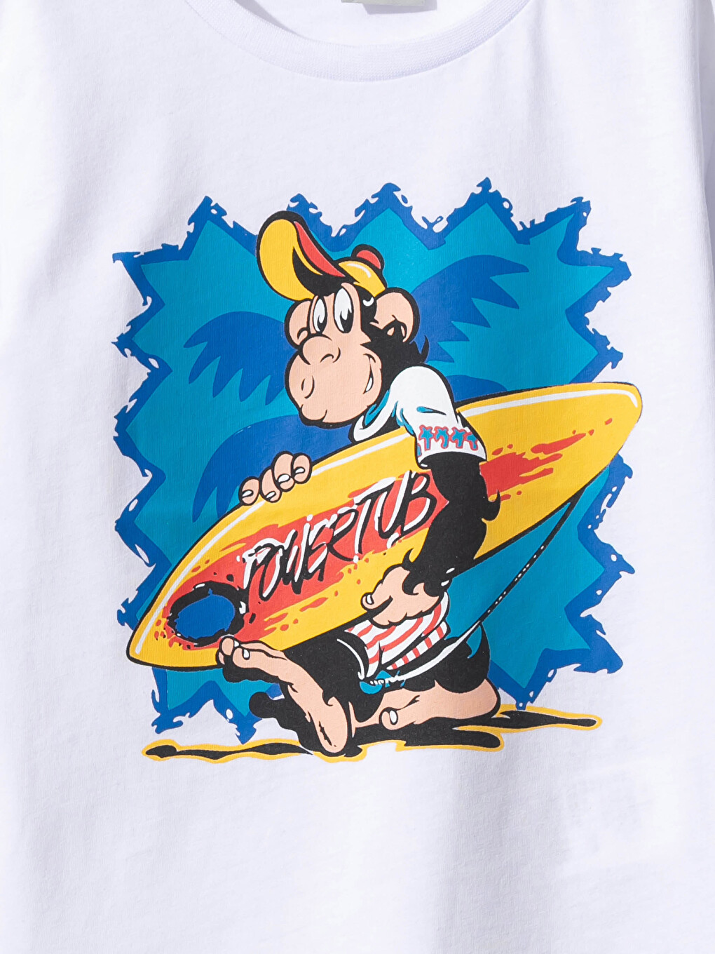 Boy’s Nostalgic Monkey Printed T-shirt-2