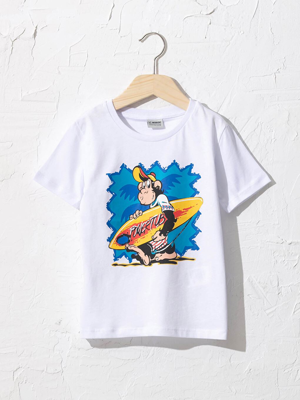 Boy’s Nostalgic Monkey Printed T-shirt