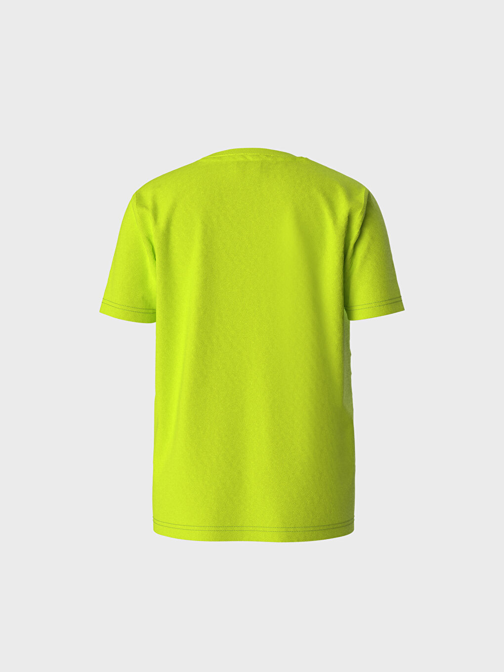 Yeşil Bisiklet Yaka Kısa Kollu Erkek Çocuk Tişört-1