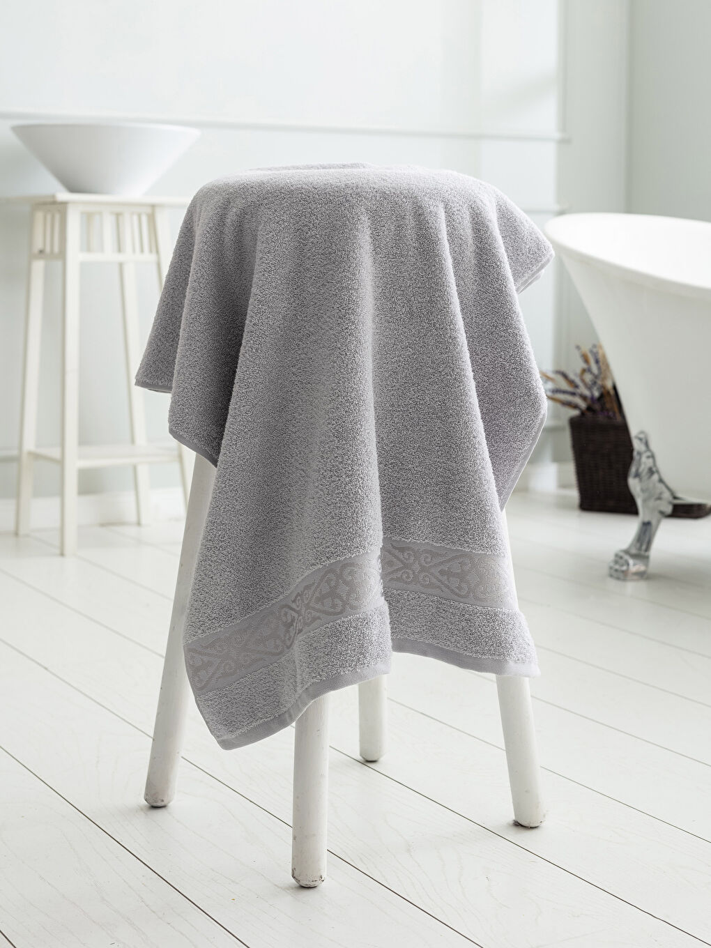 Man GREY Bath Towel