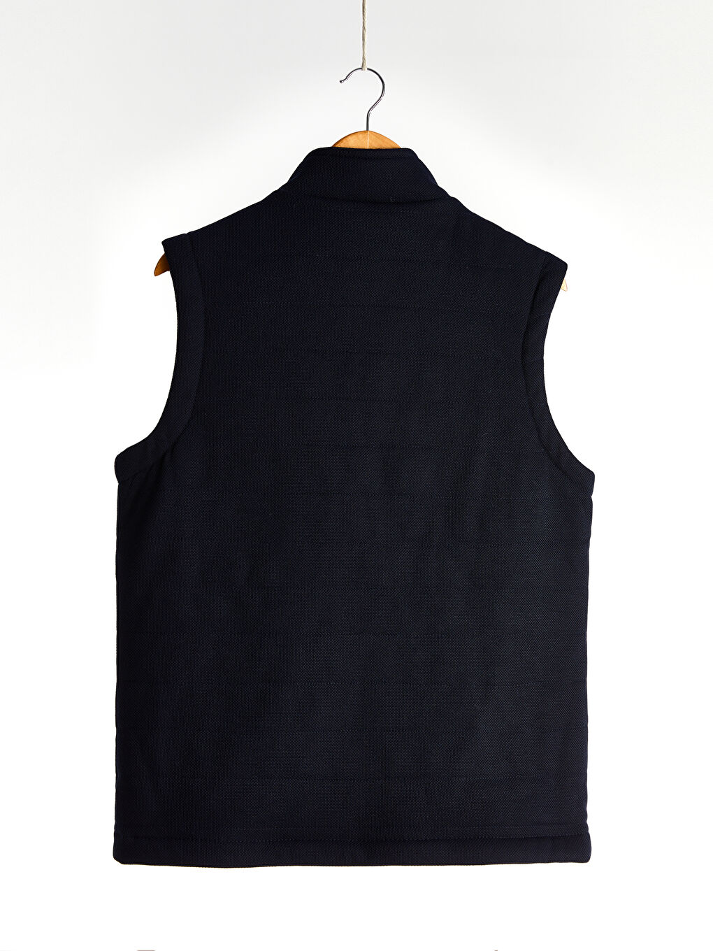 Lacivert Standart Kalıp Dik Yaka Yelek-2